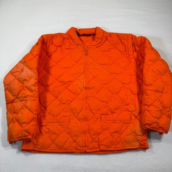 J.Crew Quilted Jacket Mens Zip Off Sleeve Puffer Coat Vintage Style Horsemen - Picture 1 of 15